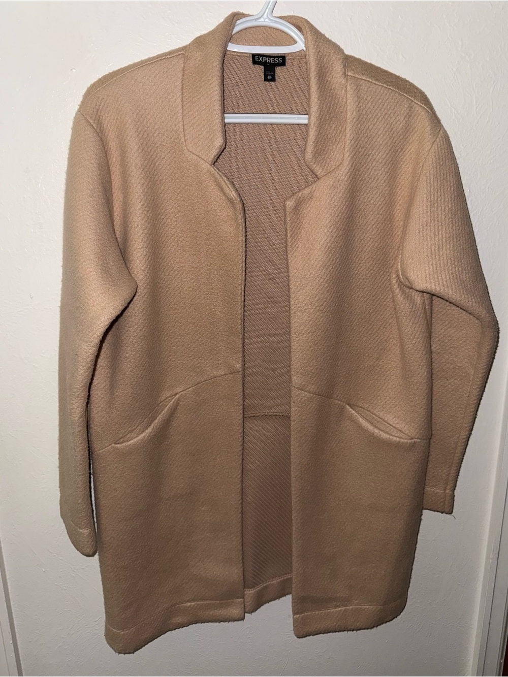 Express Women's Open Front Long Coat